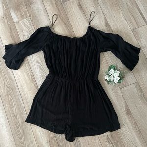 Topshop | Black Romper